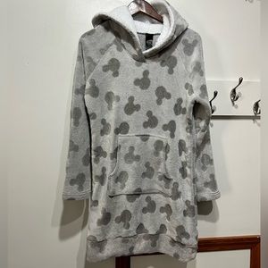 Disney fleece hoodie tunic (S)